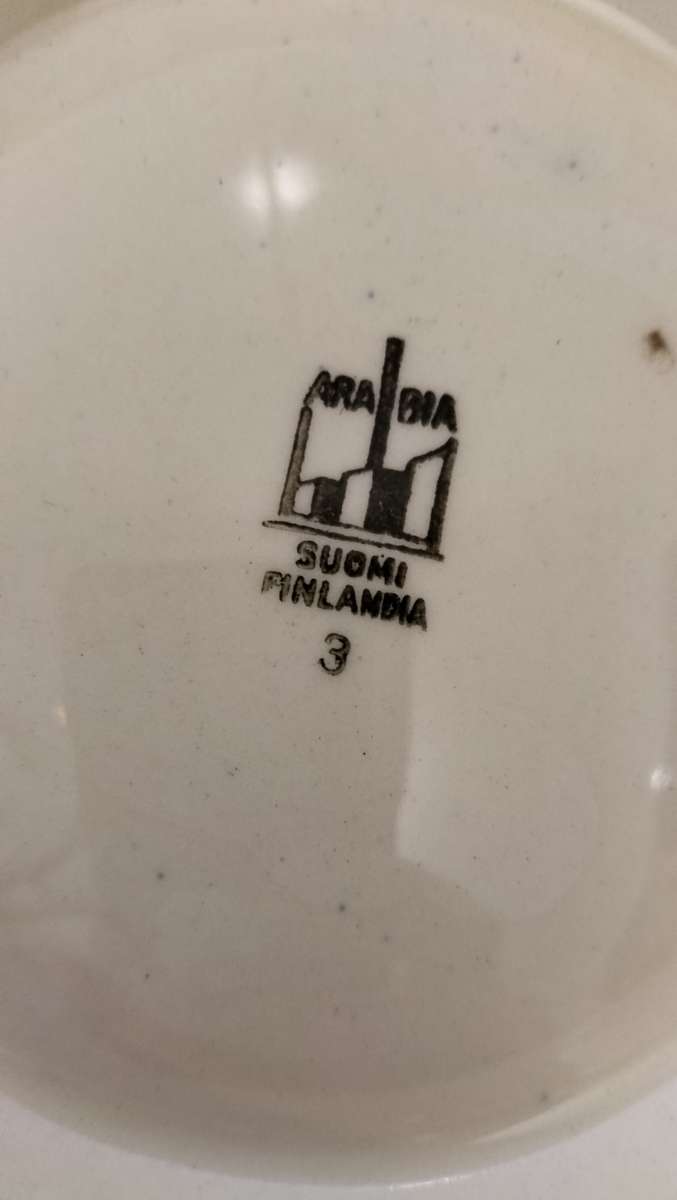 Absolutely Magnificent Rare Arabia Suomi Finlandia Nr3 Soup Tureen With Lid Circa 1950