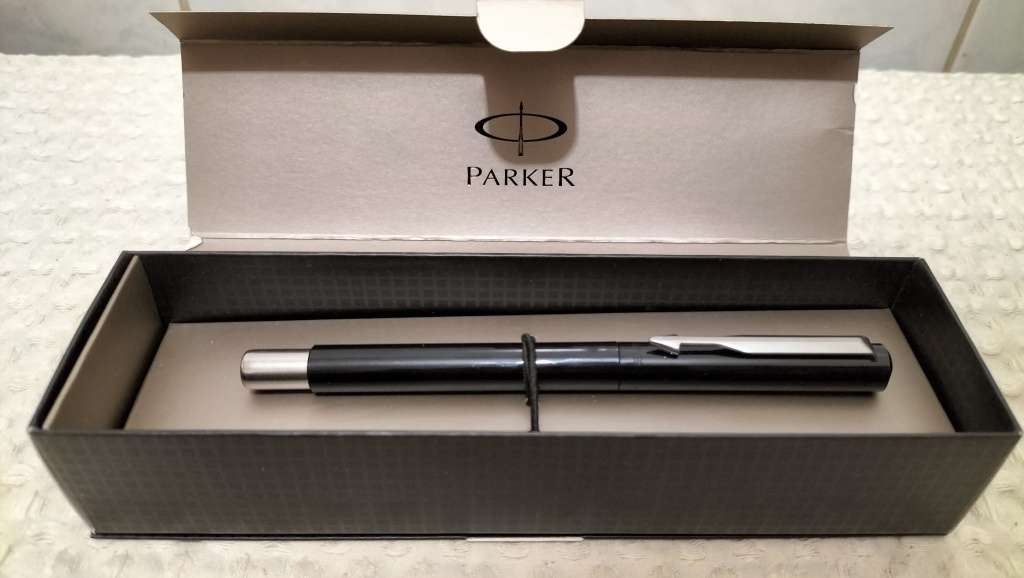 Black Vector Parker Pen Boxed