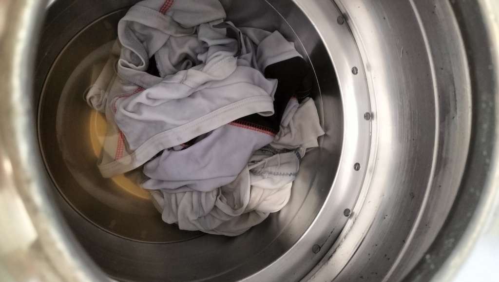 Working Vintage Portable Hand Washing Metal Machine With Stand and Sling