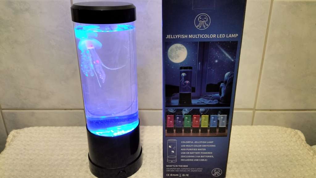 Striking Jellyfish Multi-Colour LED Lava Lamp