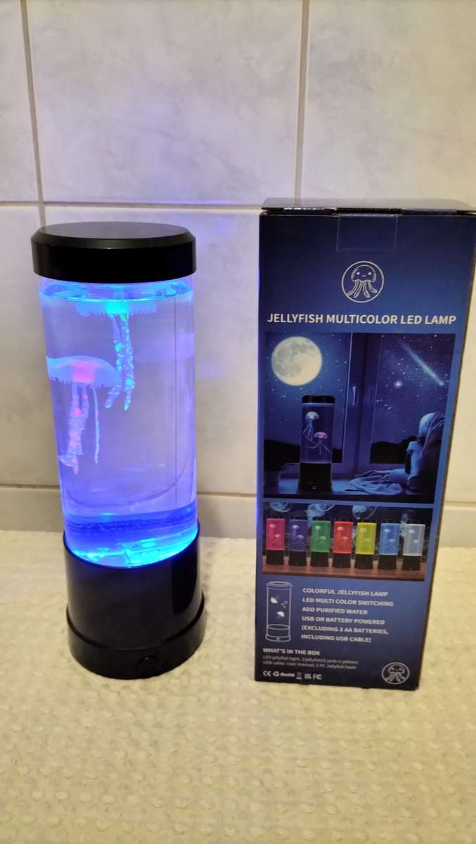 Striking Jellyfish Multi-Colour LED Lava Lamp