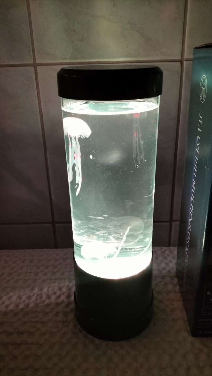 Striking Jellyfish Multi-Colour LED Lava Lamp