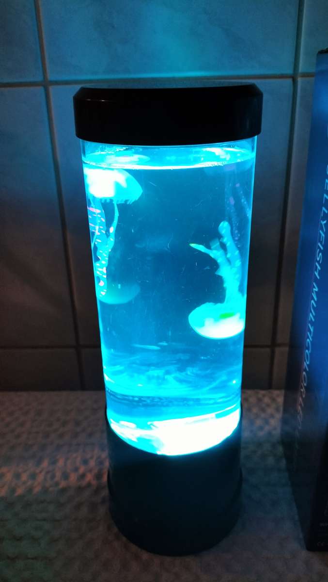 Striking Jellyfish Multi-Colour LED Lava Lamp