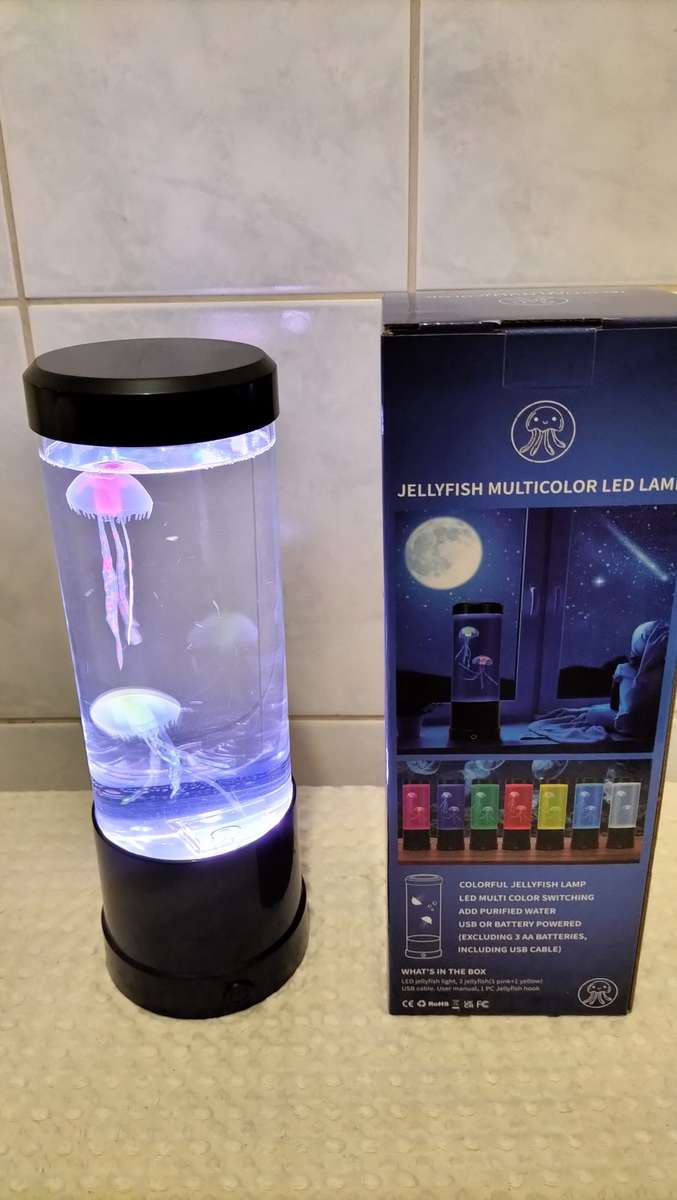 Striking Jellyfish Multi-Colour LED Lava Lamp