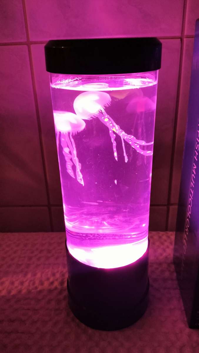 Striking Jellyfish Multi-Colour LED Lava Lamp