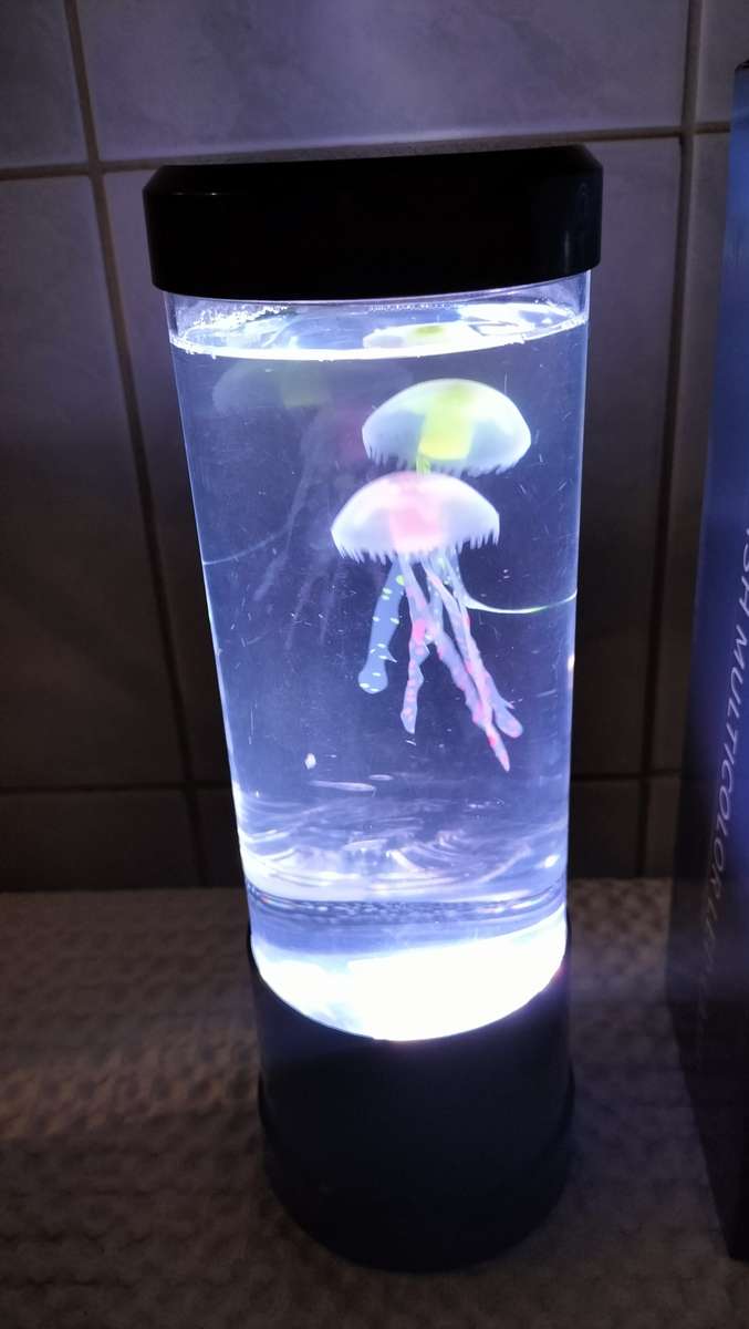 Striking Jellyfish Multi-Colour LED Lava Lamp