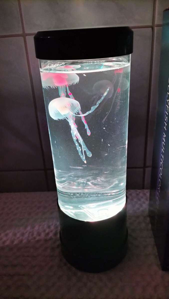 Striking Jellyfish Multi-Colour LED Lava Lamp