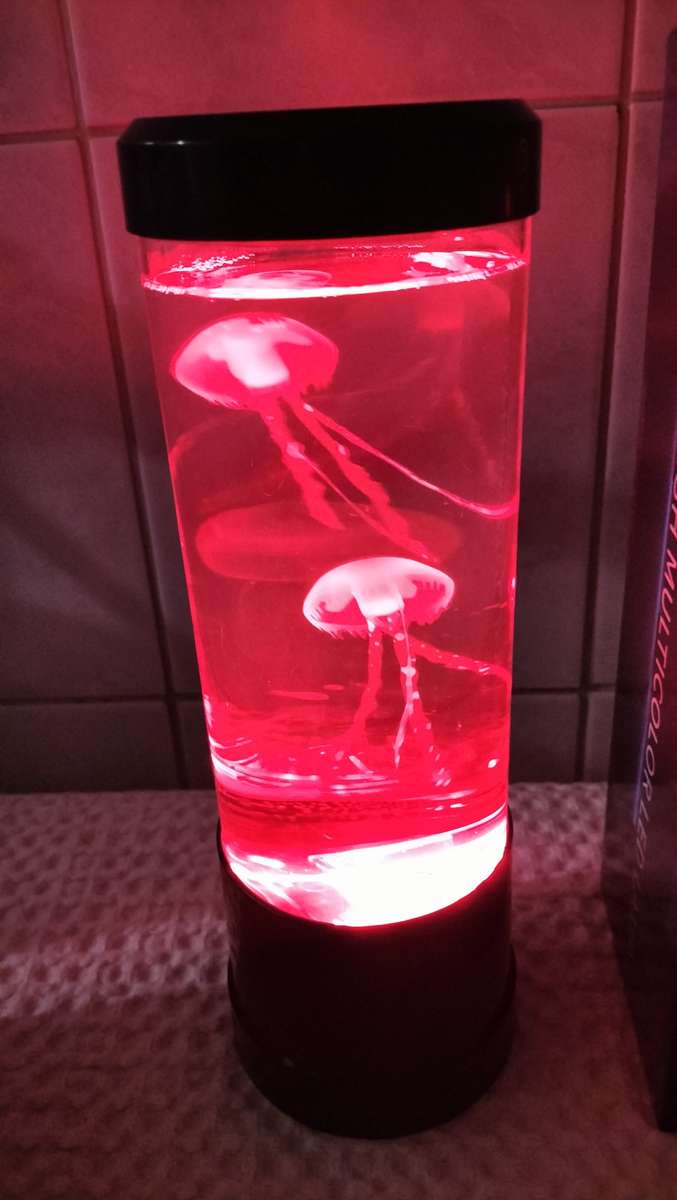 Striking Jellyfish Multi-Colour LED Lava Lamp