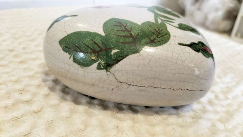 Set of 2 Glazed Pottery Wall Decorations