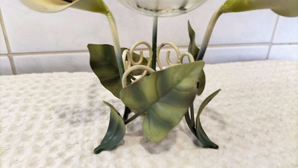 Metal And Glass T-Light Oil Burner