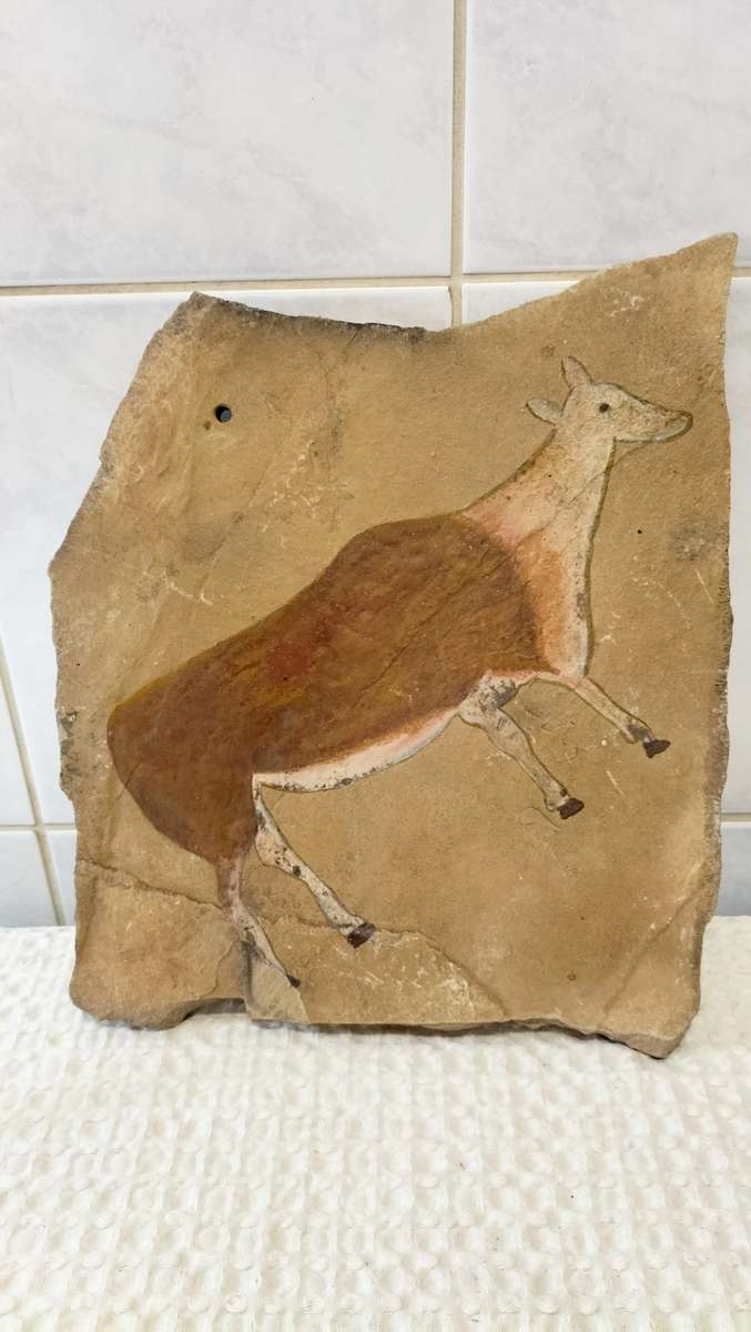 Modern Bushman Stone Rock Drawings