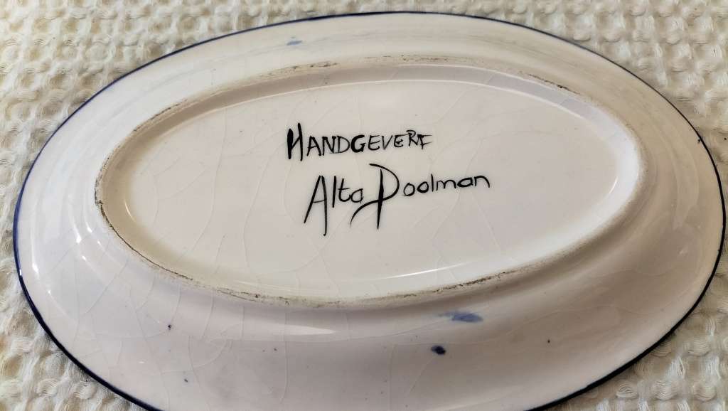 Glazed Hand Painted Ceramic Board For Bones