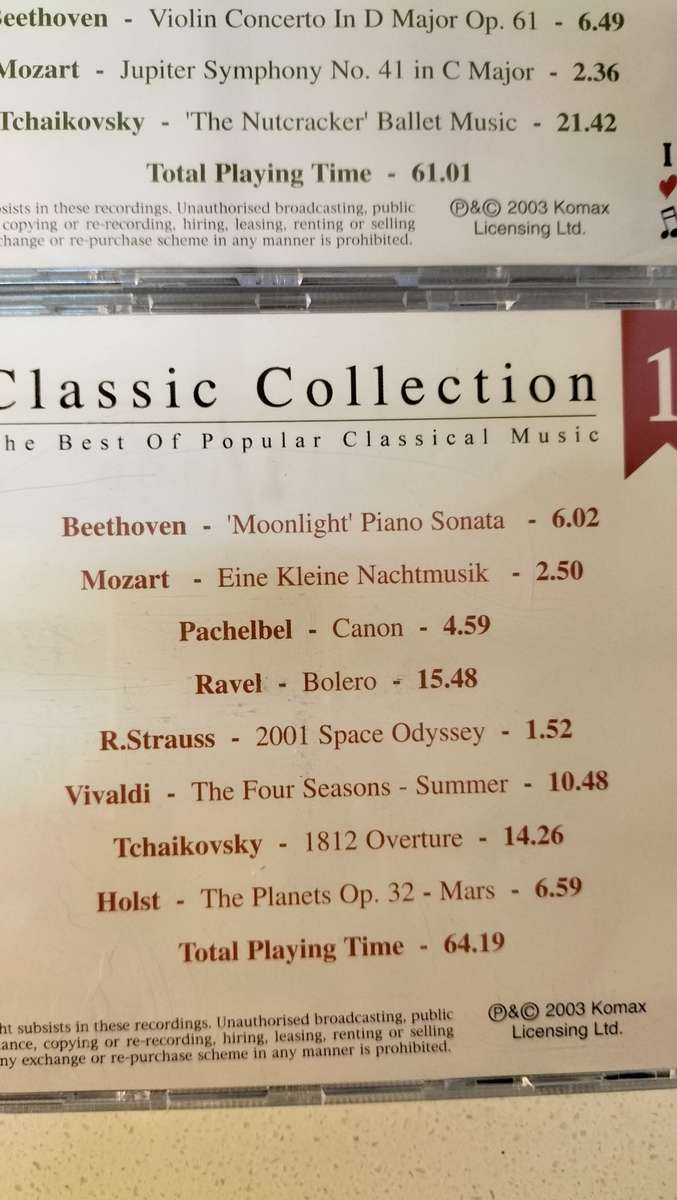 The Classic Collection 5 CD set