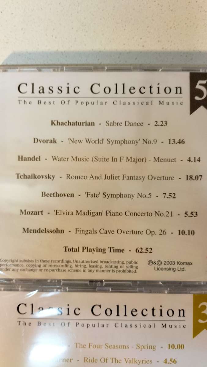 The Classic Collection 5 CD set