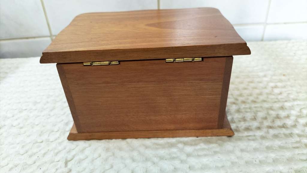 Beautiful Hinged with Drawer Wooden Jewelry Box