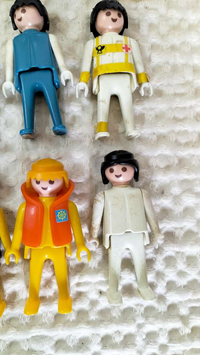 An Incredible Rare 19 x 1974 Geobra Playmobil Set of Figurines