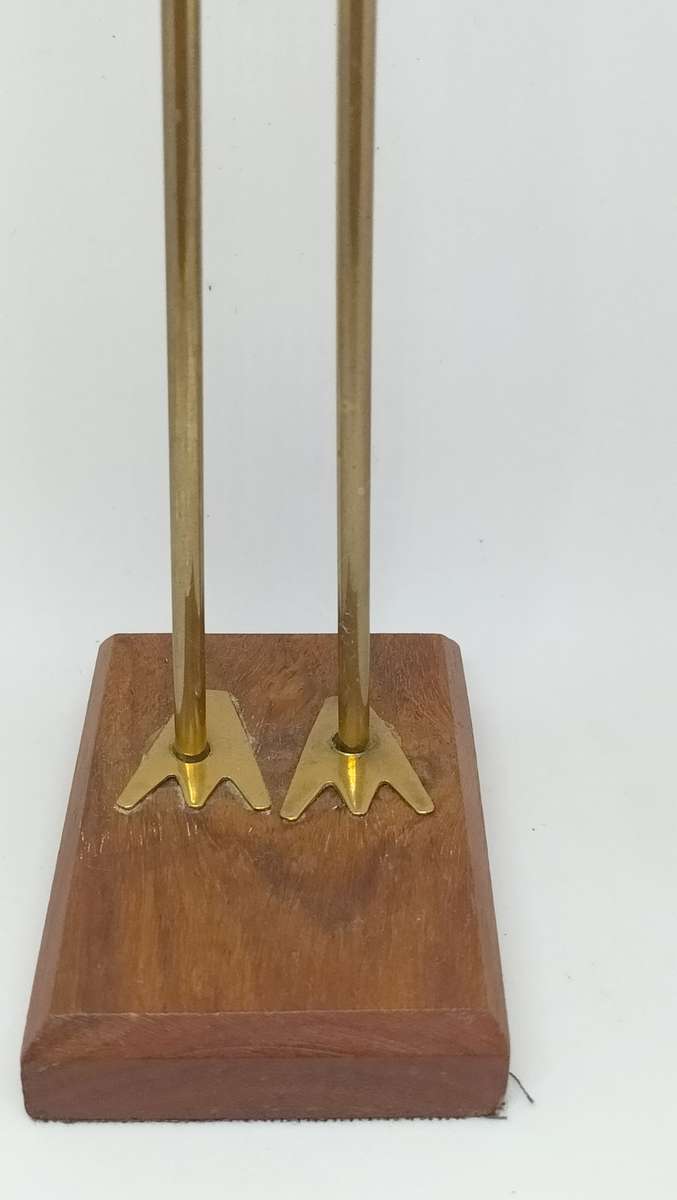 Superb Brass And Wood Bird