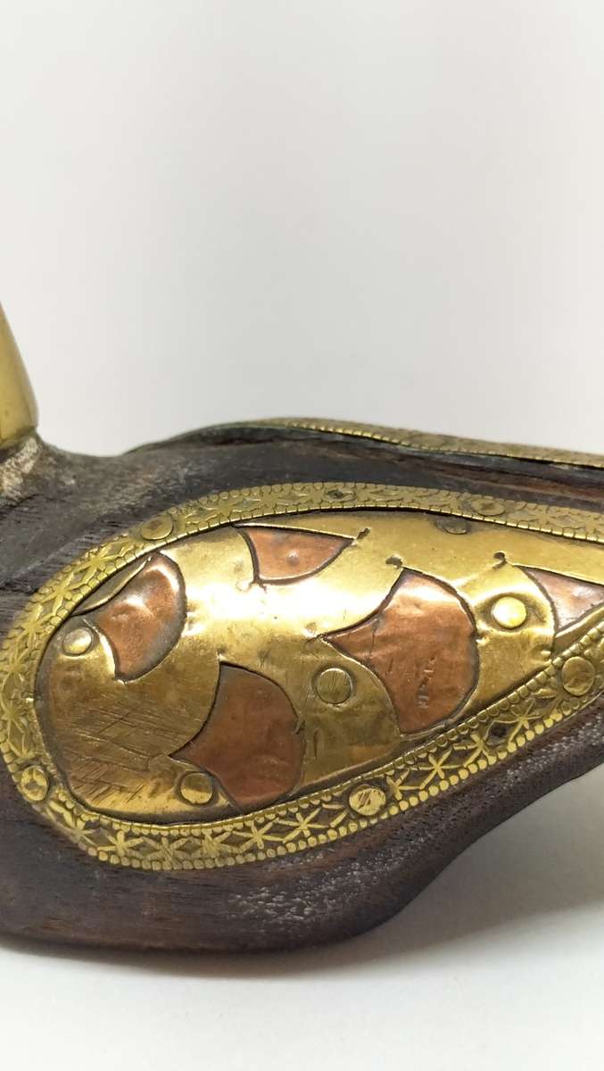 Superb Brass and Wood Duck