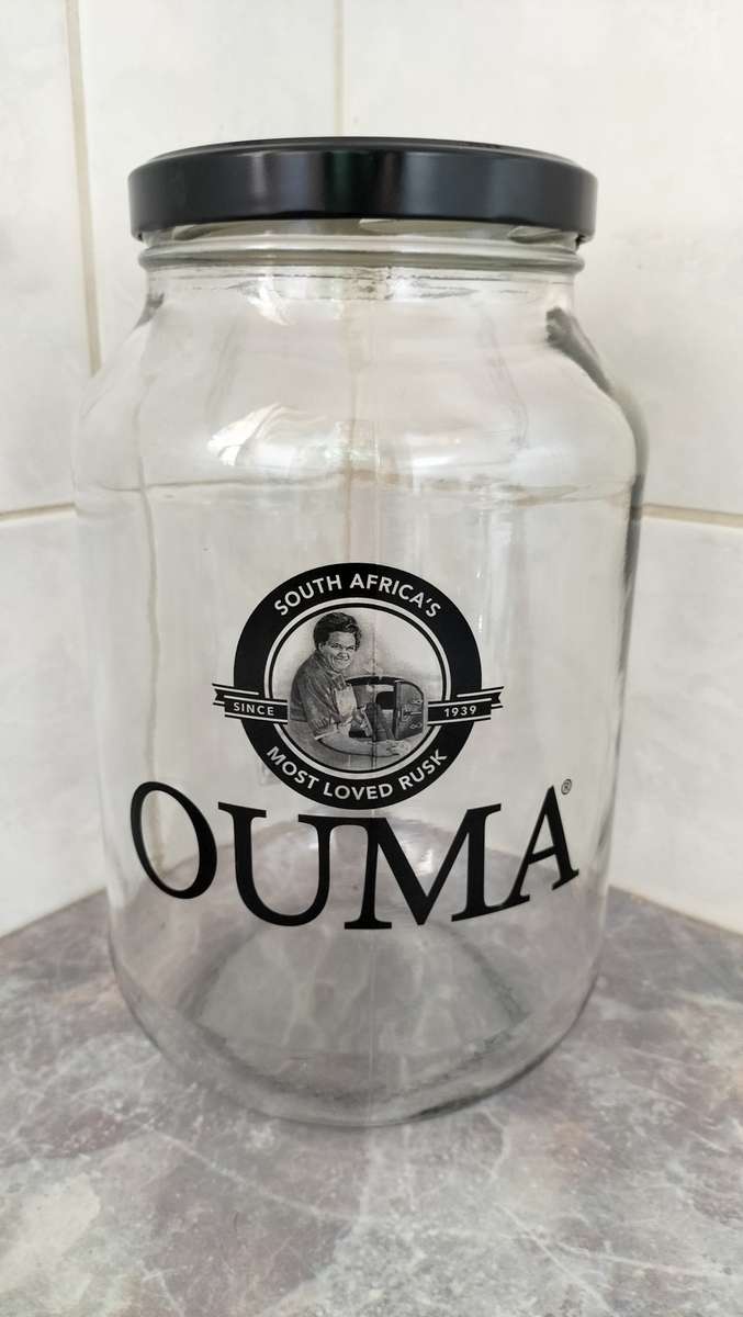 Quality Extra Large 24cm Rusk Bottle With Lid