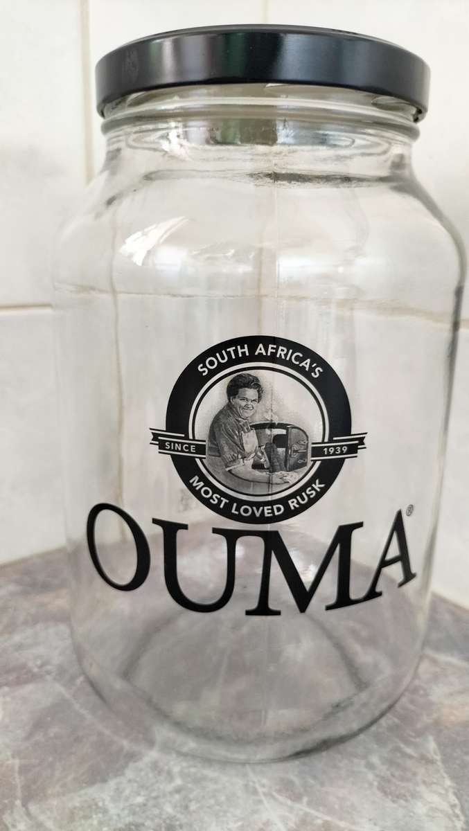 Quality Extra Large 24cm Rusk Bottle With Lid