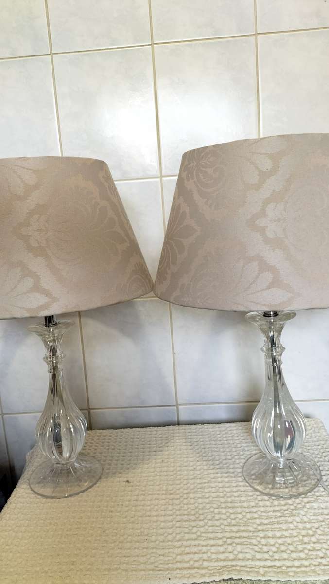 Pair of Beautiful Working Table Lamps with Shade
