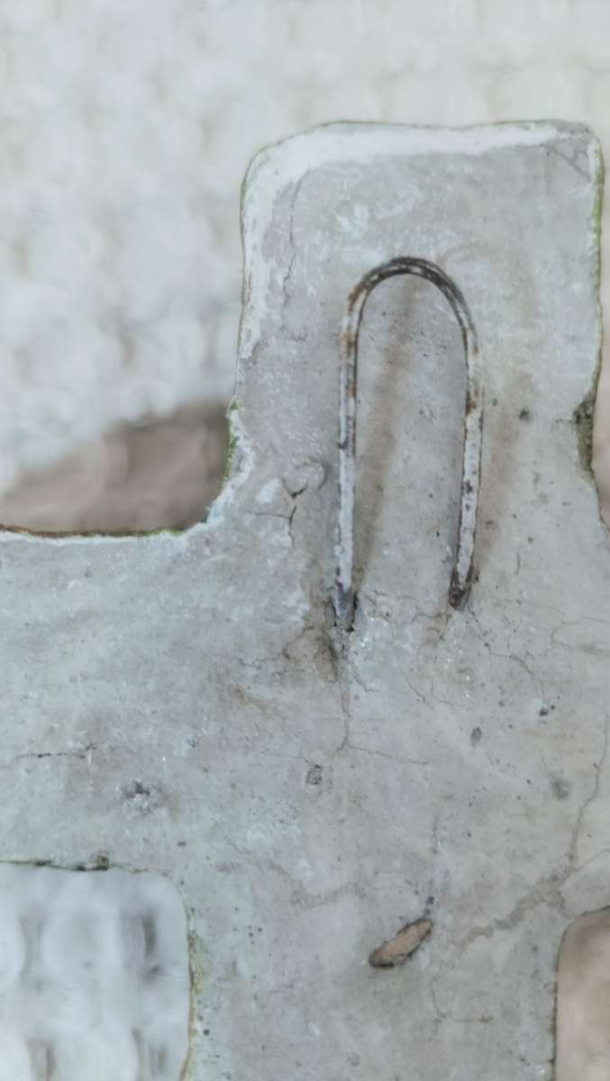 Beautiful Cement Cross Wall Hanging