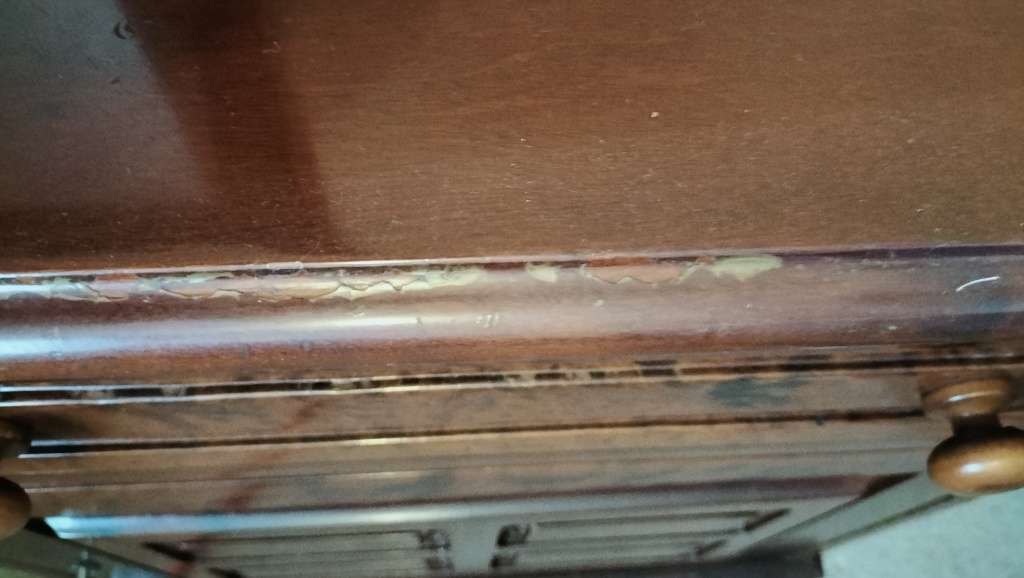 Absolutely Stunning Vintage Imbuia  3 Mirror Large Dresser With Stool - Collection Only