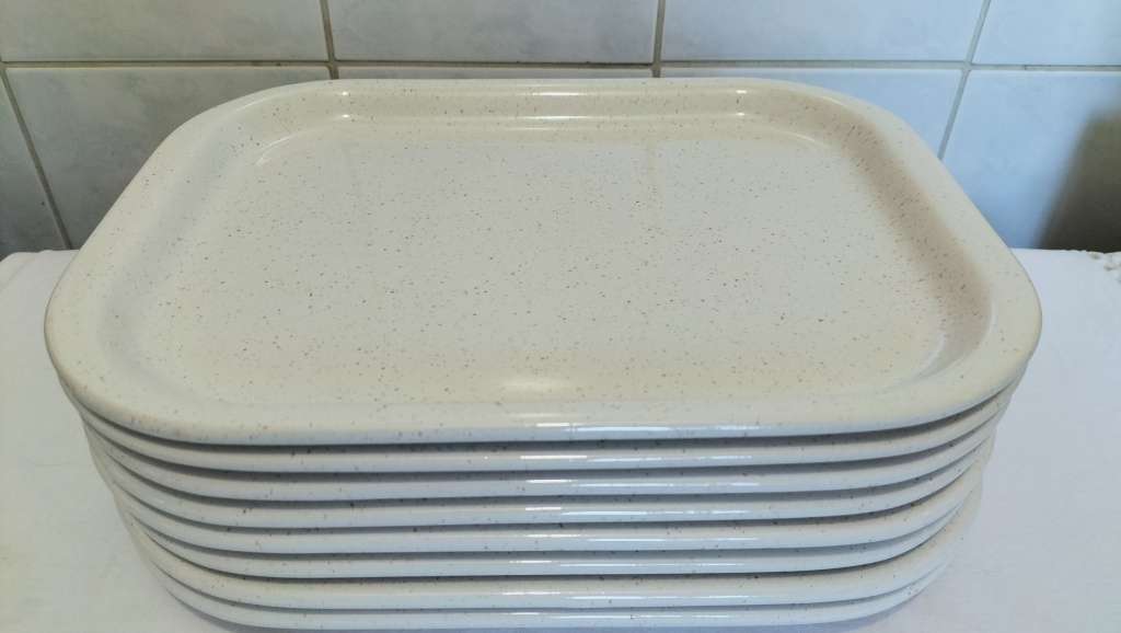 Set Of 8 Superb Quality Stoneware  Steak Plates