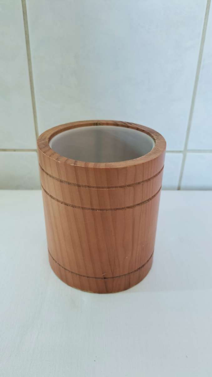 Sturdy Wood With Plastic Inner Pencil Holder