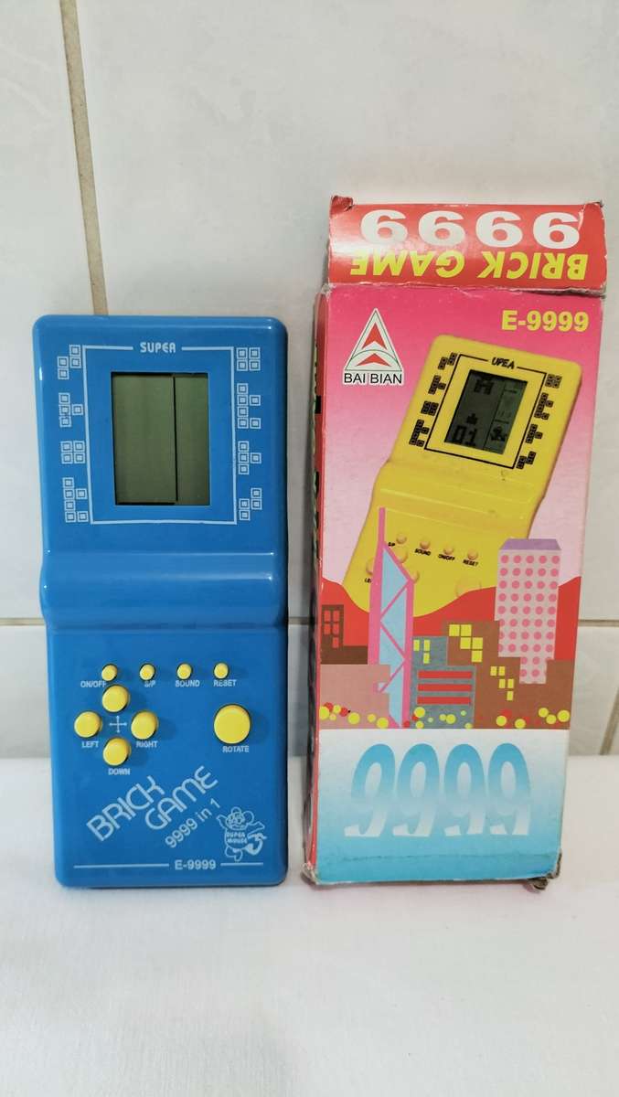 Vintage Brick Game (Tetris) in Blue (new)