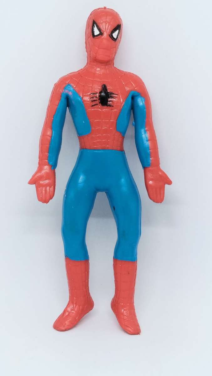 Extremely Rare Original Mego Spider Man 1973 Bend/ Flex Figurine