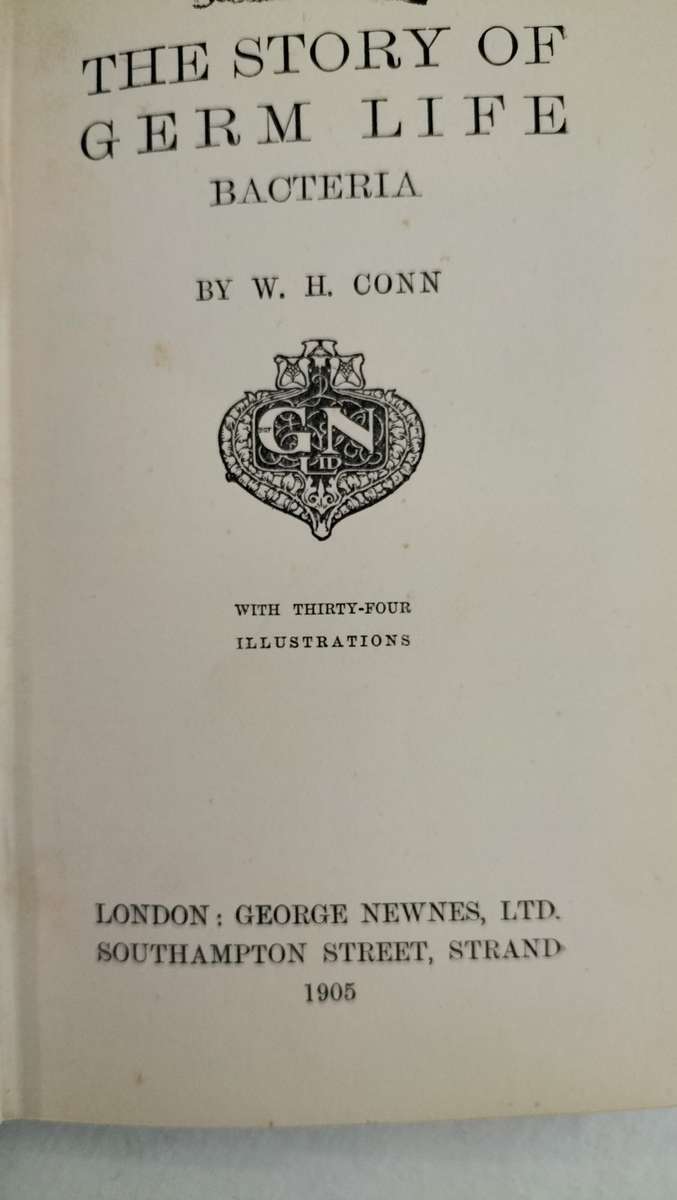 Magnificent Antique 119 Years Old `The Story Of Germ Life` HW Conn