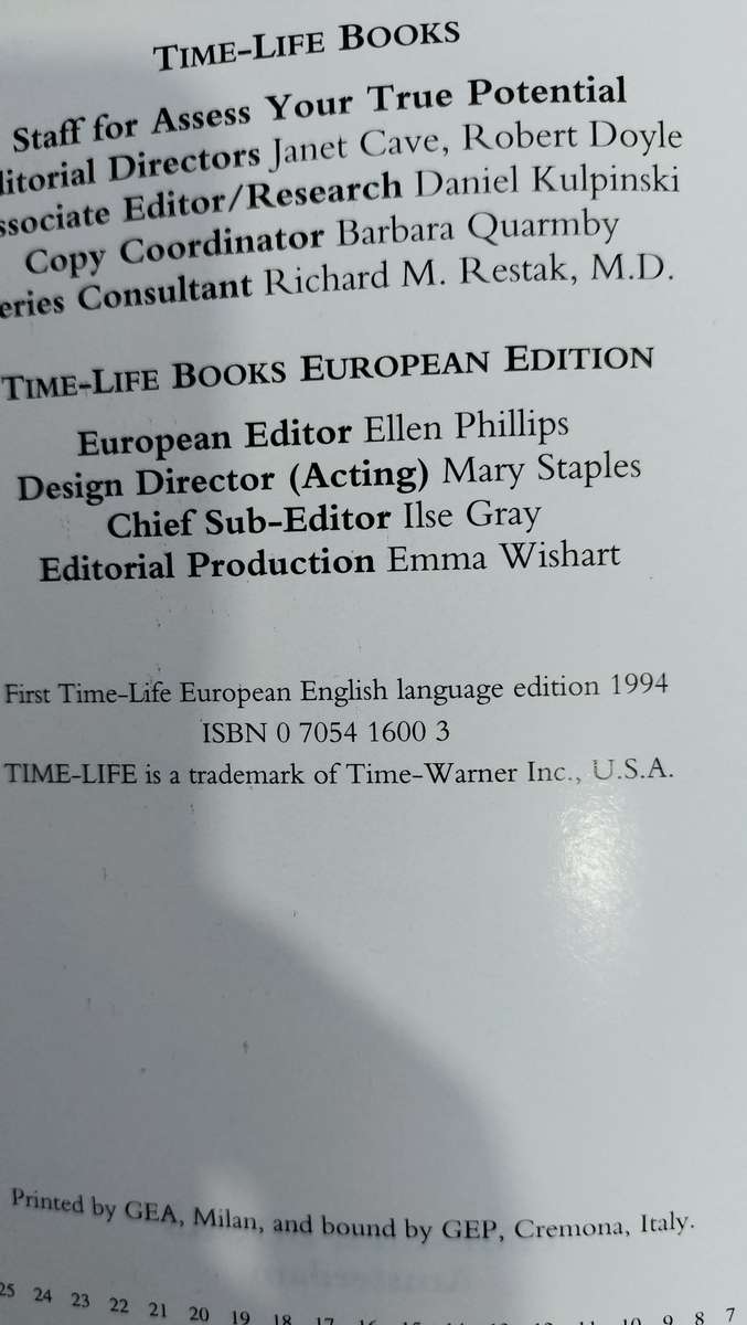 A Superb Set of 11 Time Life 1994 `Mindpower` Self help Books