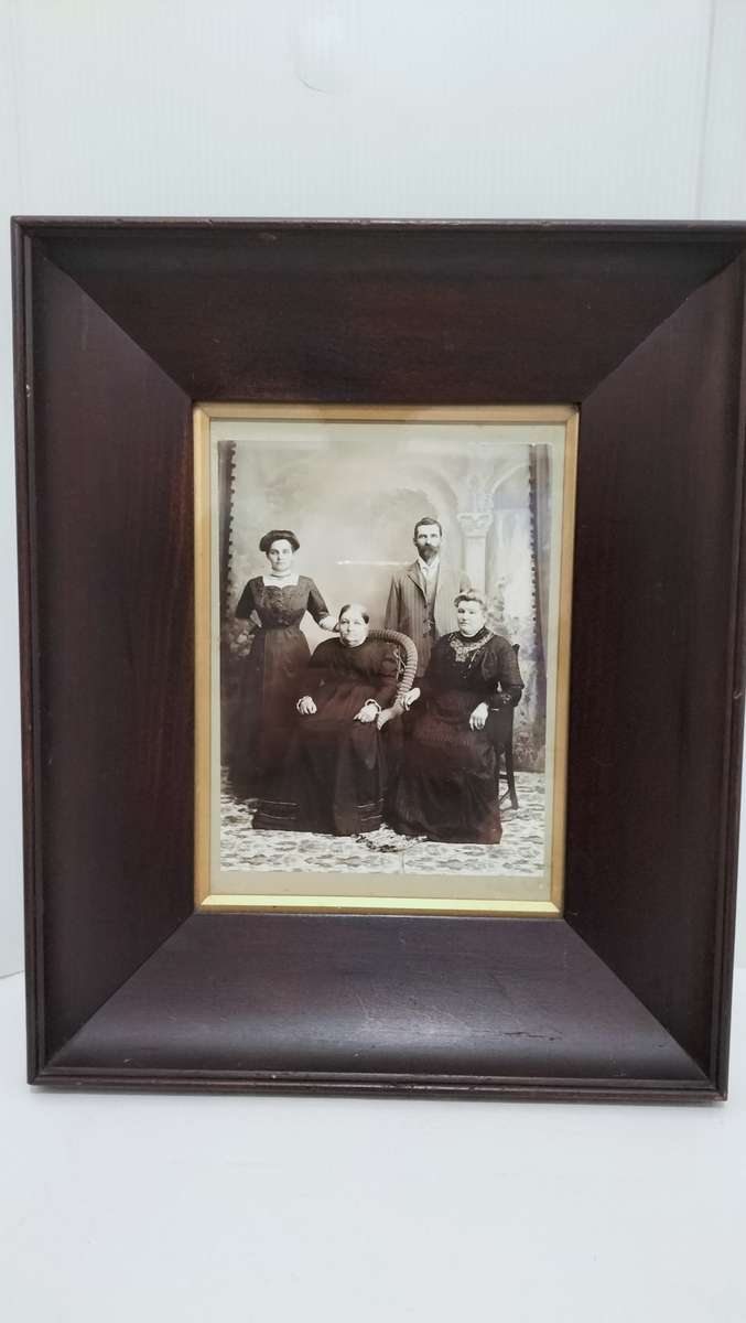 A Magnificent Very Old Frame with Old Family Photo