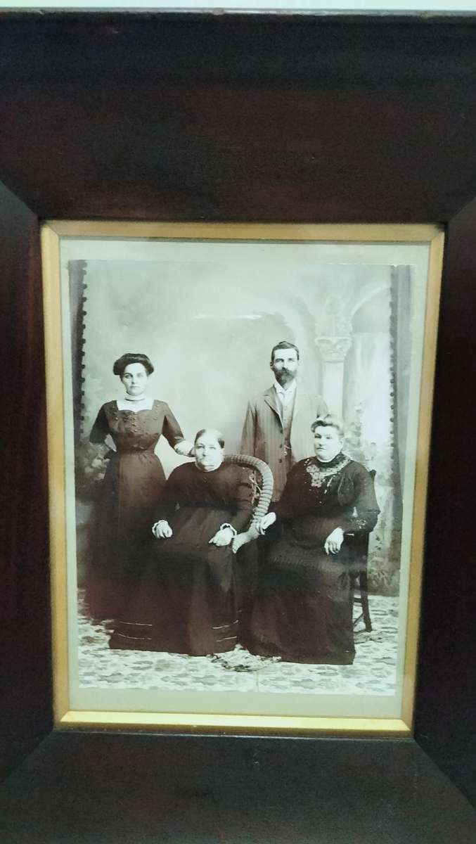 A Magnificent Very Old Frame with Old Family Photo