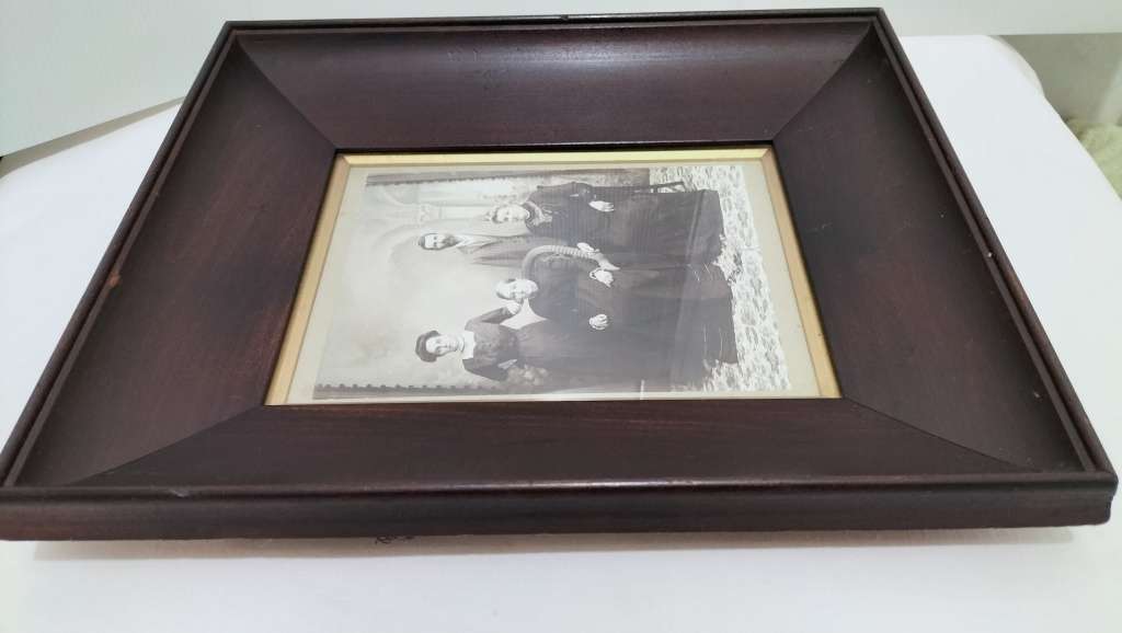 A Magnificent Very Old Frame with Old Family Photo