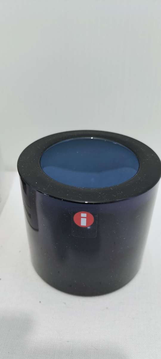 Stunning iittala Heikki Orvola Blue Votive T-light Candle Holder in Box