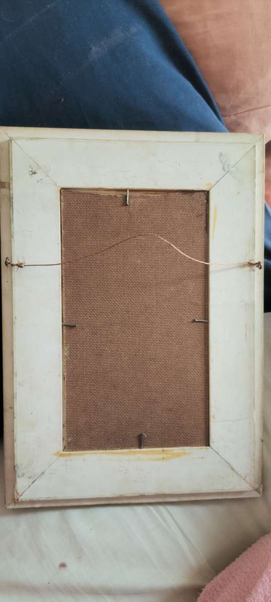 Extremely Rare 1978 Brutalist Style Oil on Canvas signed by Havé. (nr 2) Framed