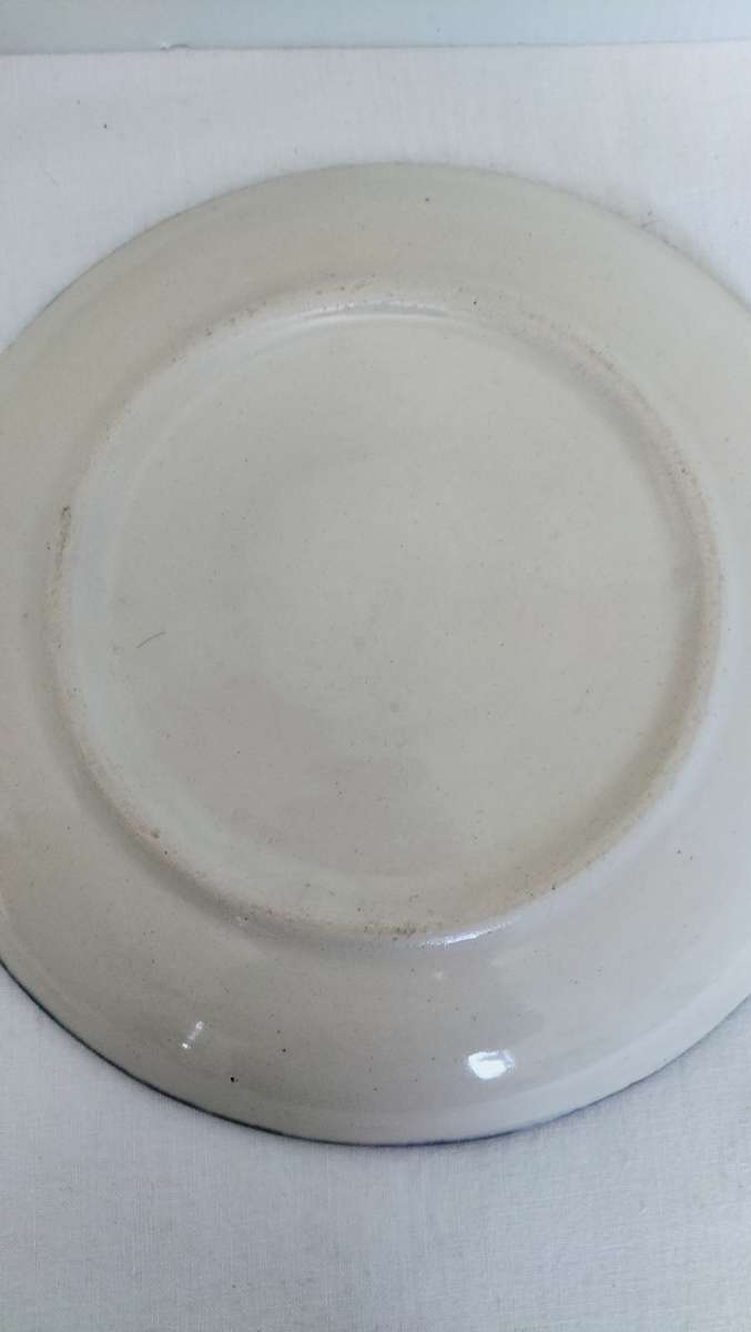 Beautiful Glazed Ceramic Decorative Wall Plate With Grapes