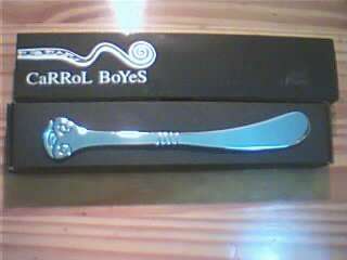 Carrol Boyes butter spreader