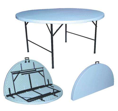 FOLD UP ROUND TABLE - 10 SEATER