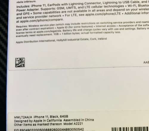 iPhone 11 64GB, Black