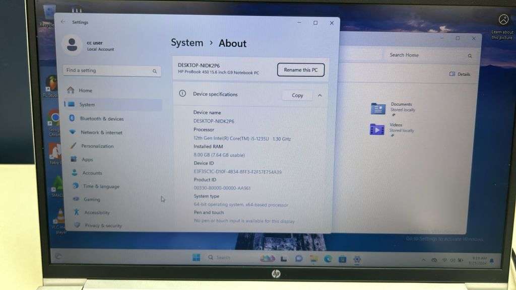 *12th Gen* HP ProBook 450 G9 15.6inch Laptop - i5-1235U 16GB RAM 512GB SSD