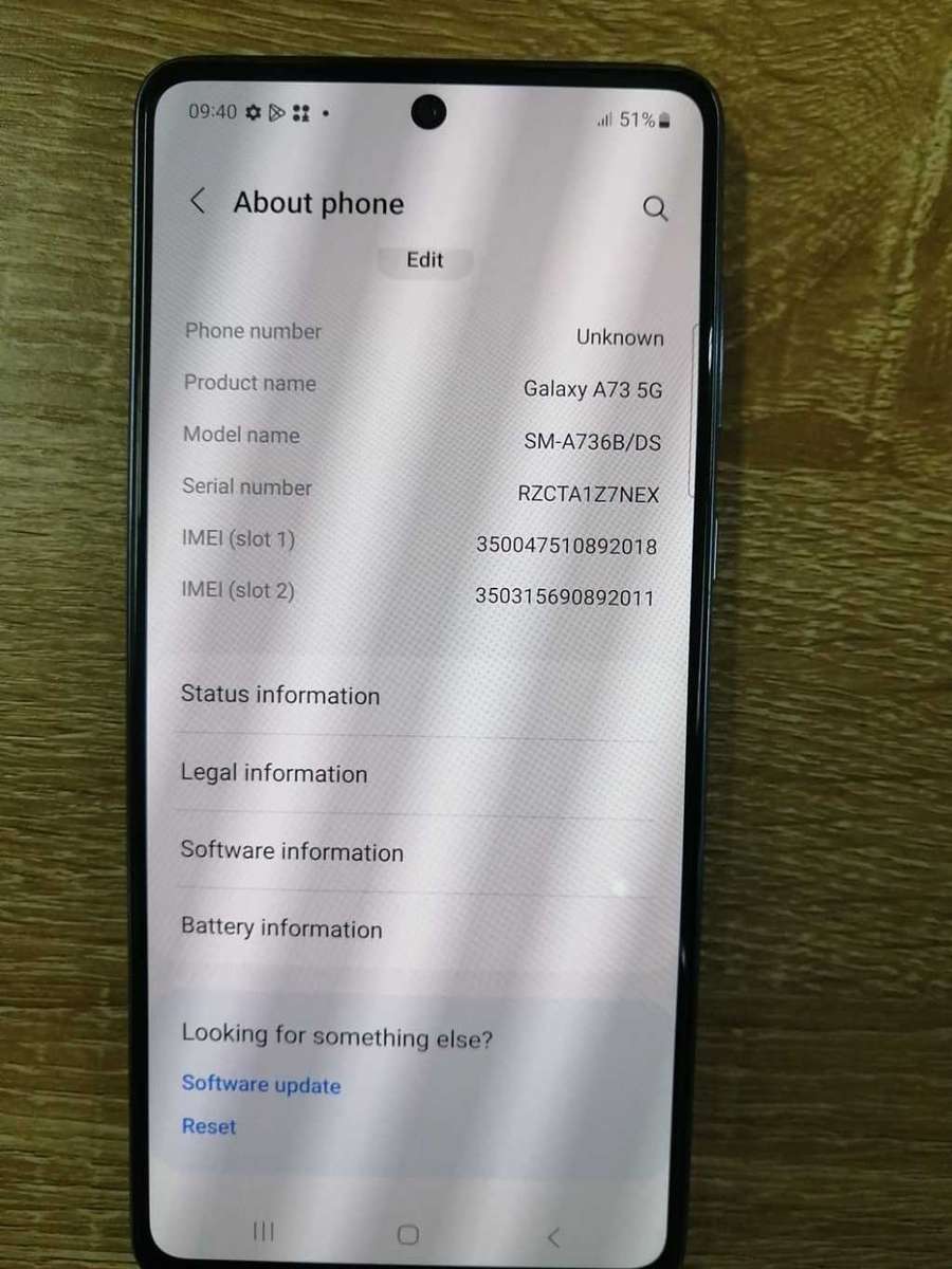 Samsung A73 5G 128GB Dual SIM - Grey