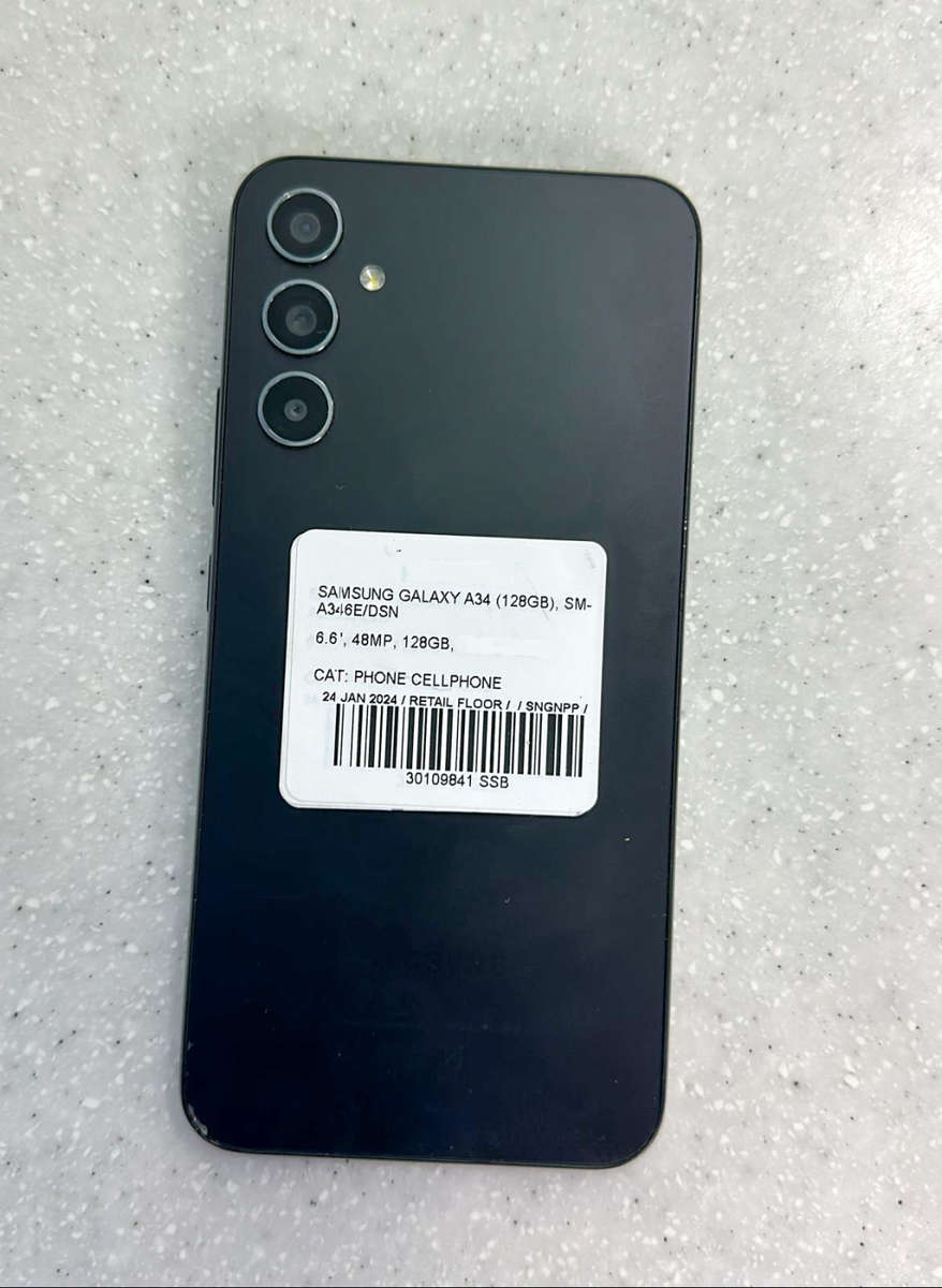 Samsung Galaxy A34 5G 128GB - Black