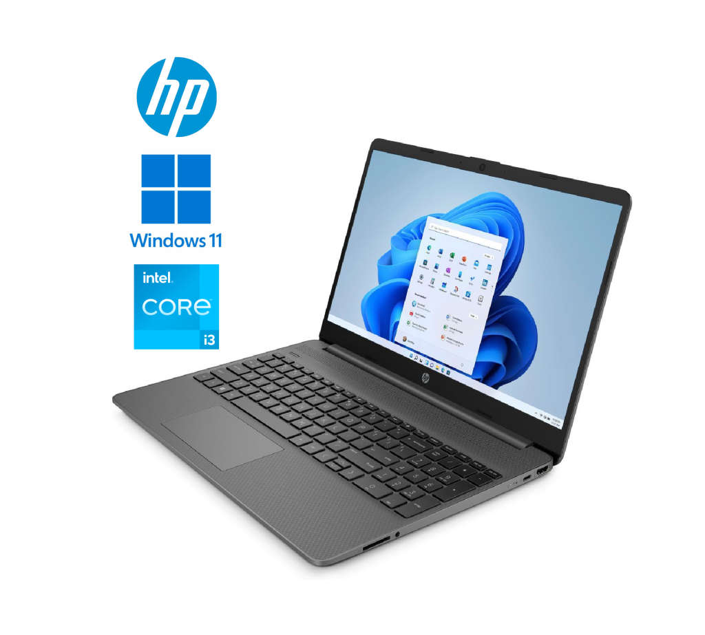 *11th Gen* HP 15-DW3032NI Laptop -  i3-1125G4 8GB RAM 1TB HDD