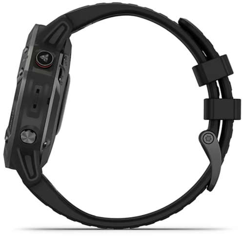 Garmin fenix 6 Pro Sapphire Edition, Carbon Gray with Black Band