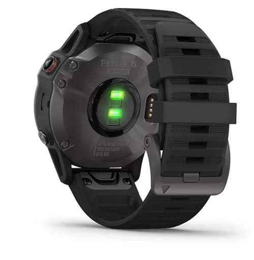 Garmin fenix 6 Pro Sapphire Edition, Carbon Gray with Black Band
