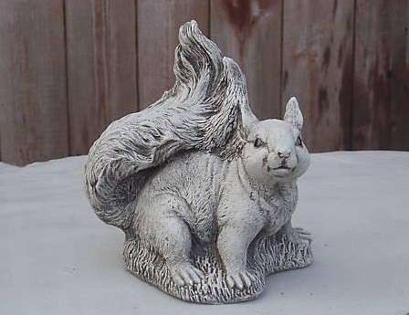 Cement garden ornament- Squirrel