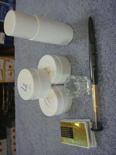 Acrylic Nail Powder / Dish / Liquid Kit/Acrylic Brush